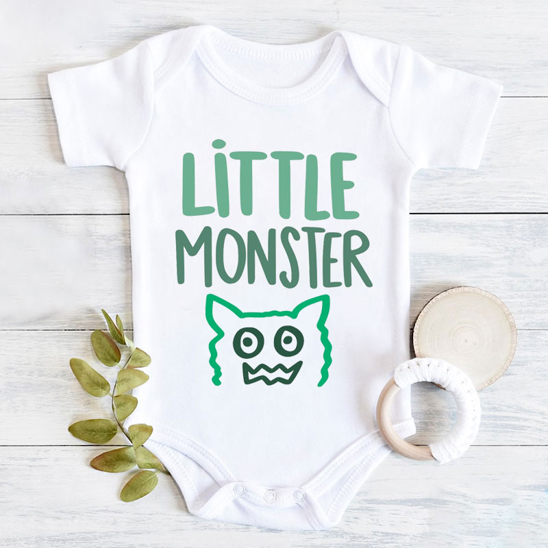 Personalised Little Monster Baby boy girl unisex Onesie