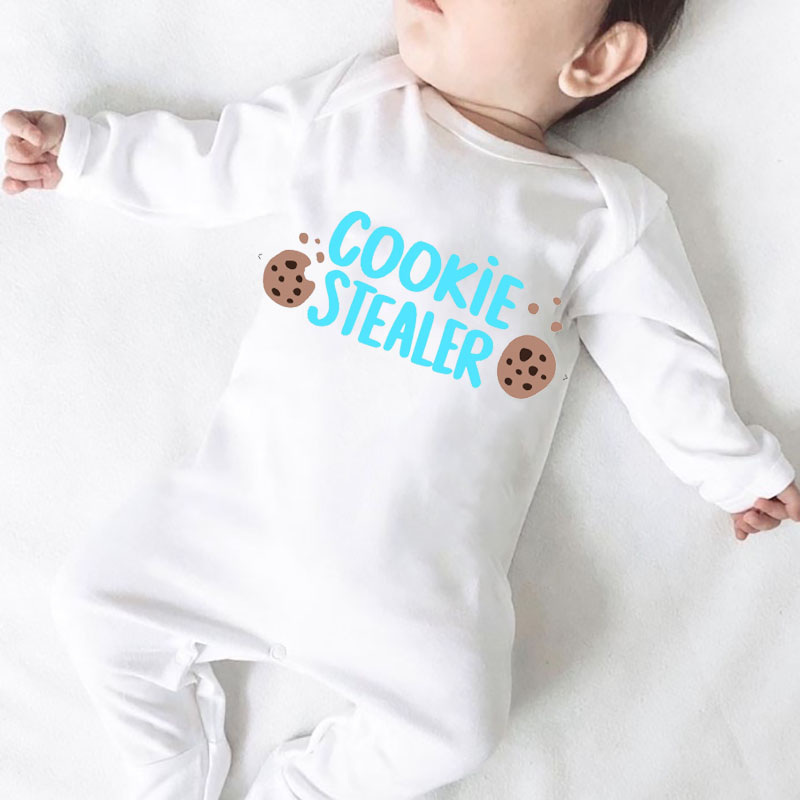 Personalised Cookie Stealer Baby boy girl unisex Onesie