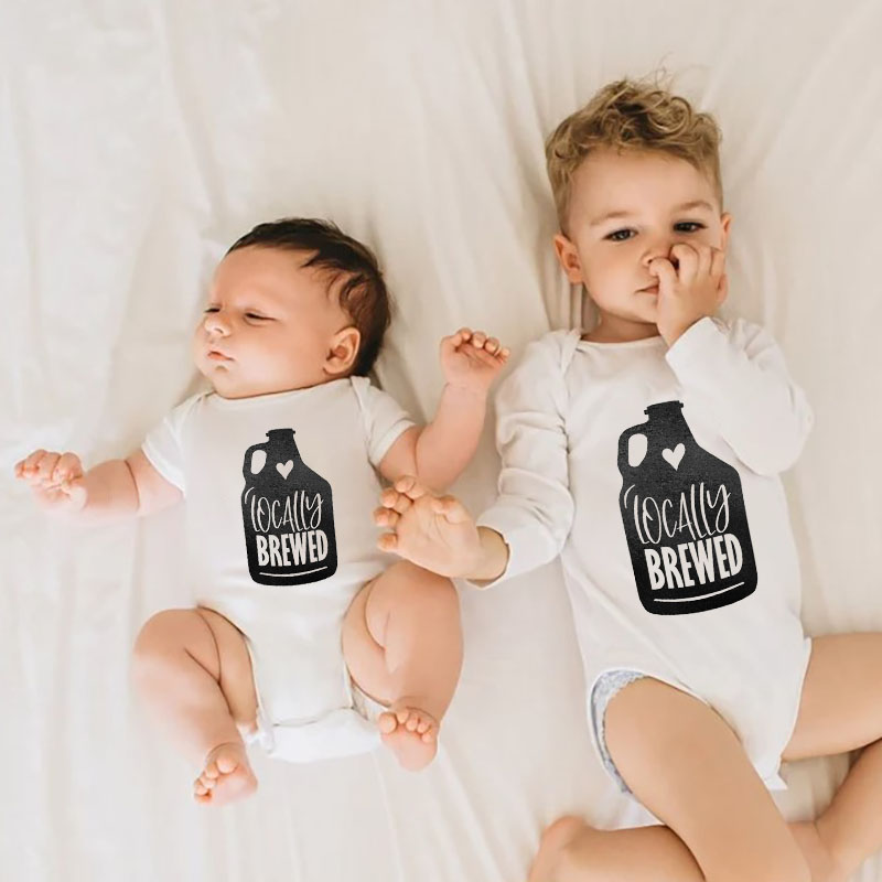 Funny Babysuit Locally Brewed, Beer Baby Newborn unisex Onesie