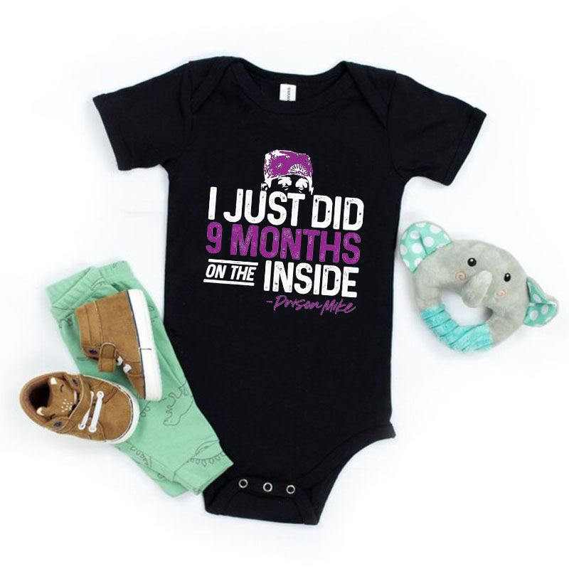 I Just Did 9 Months Inside,Funny Baby Newborn unisex Onesie