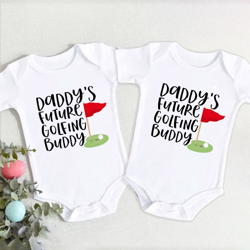 Daddy's Future Golfing Buddy Bodysuit Newborn unisex Onesie
