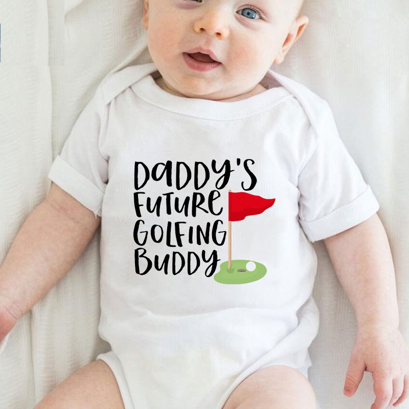 Daddy's Future Golfing Buddy Bodysuit Newborn unisex Onesie