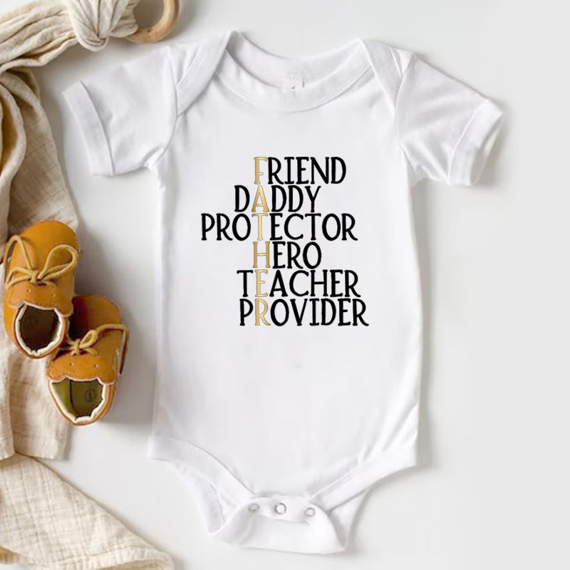 [Baby Bodysuit]Dad Definition Father's Day Bodysuit