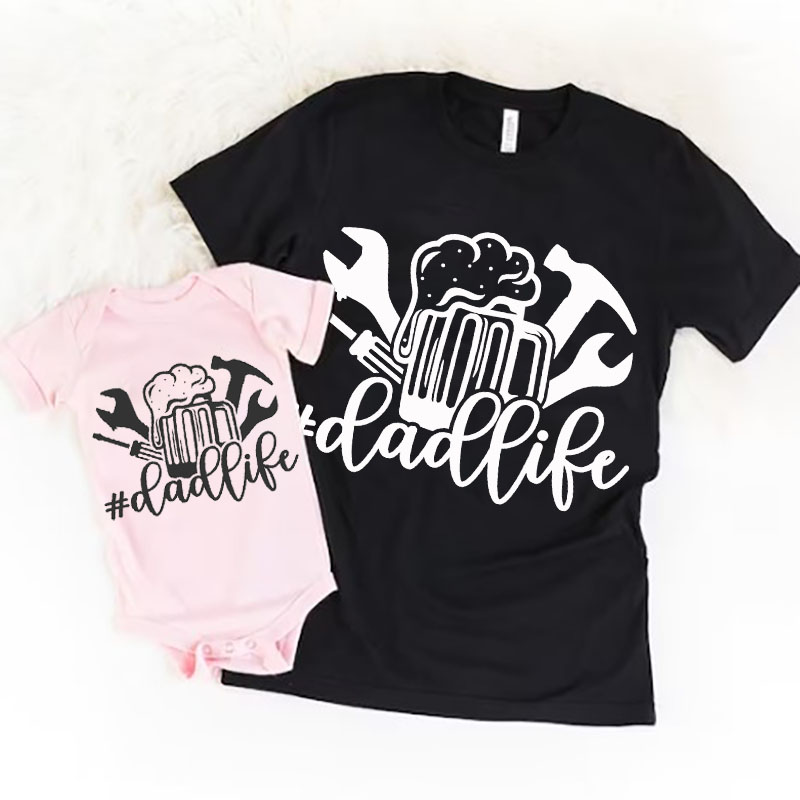 [Adult Tee]Father's day Dad Life Matching Shirt