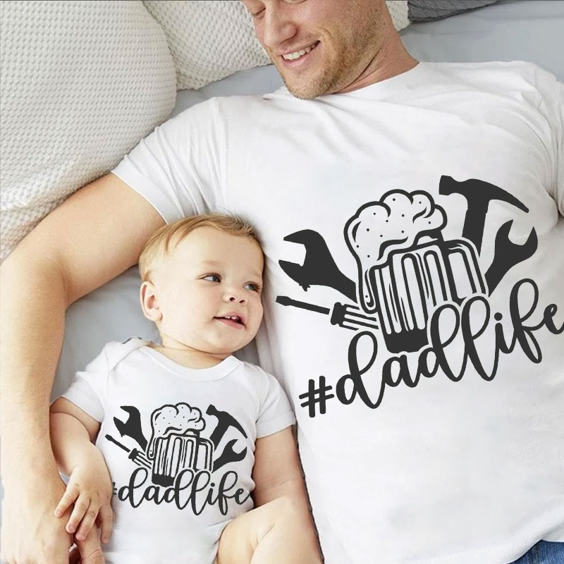 [Adult Tee]Father's day Dad Life Matching Shirt