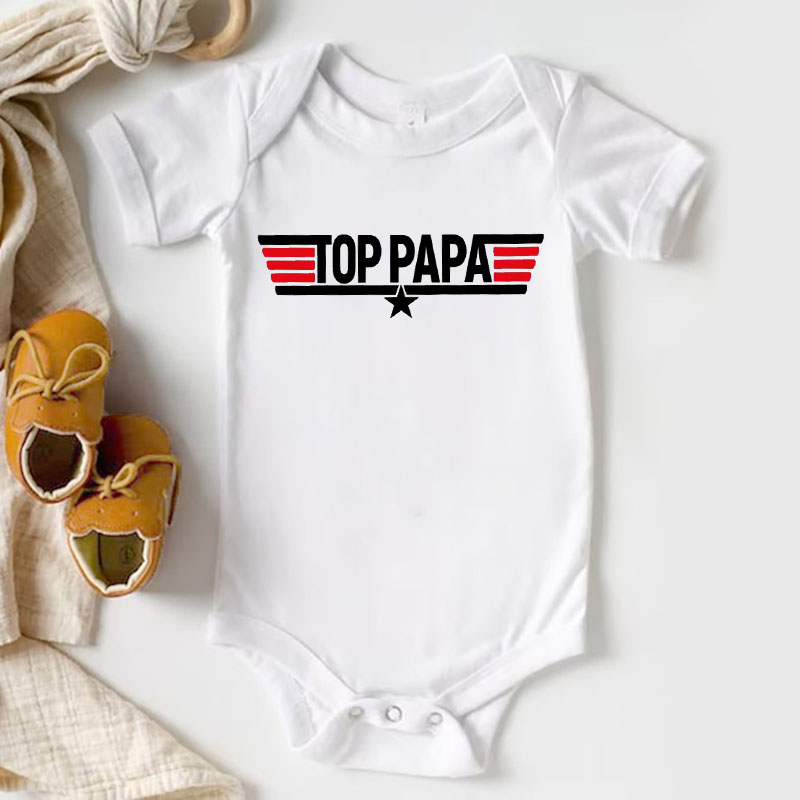 [Adult Tee]Cute Top Papa Father's Day Matching Shirt