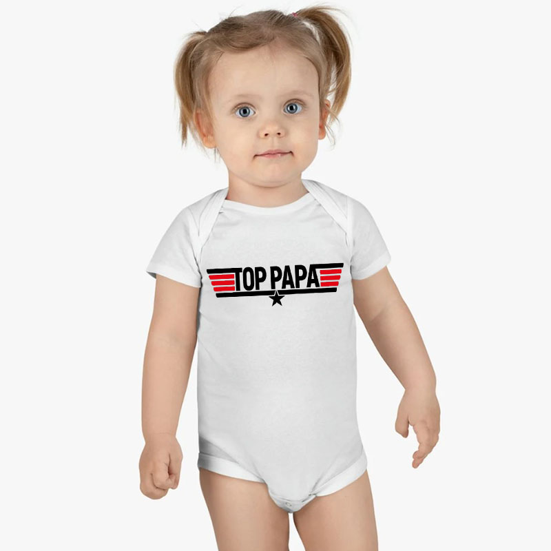 [Adult Tee]Cute Top Papa Father's Day Matching Shirt