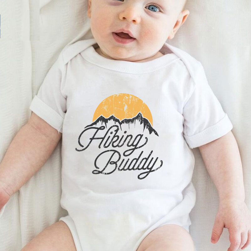 Hiking Buddy Baby Onesie And Kids Shirt