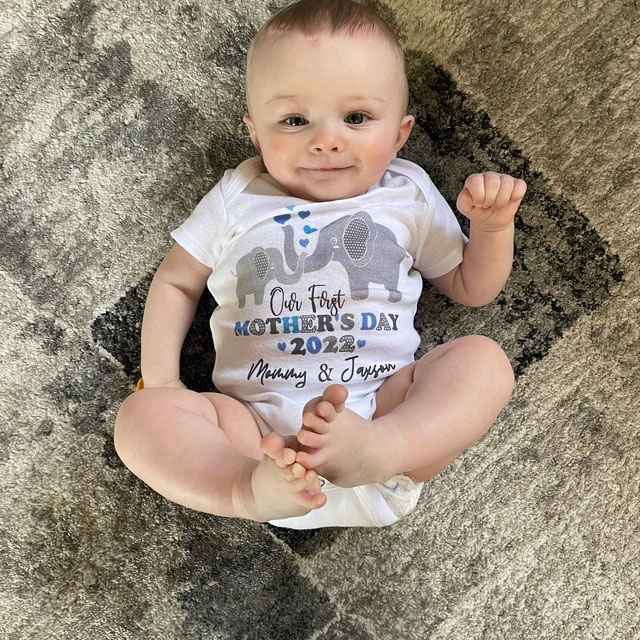 [Baby Bodysuit]Custom Mother's Day Matching Bodysuit