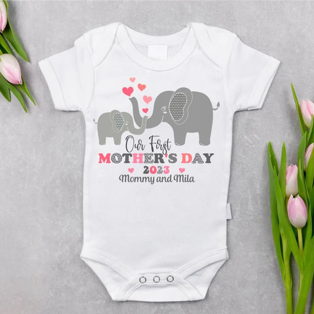 [Adult Tee]Custom Mother's Day Mommy Matching Shirt