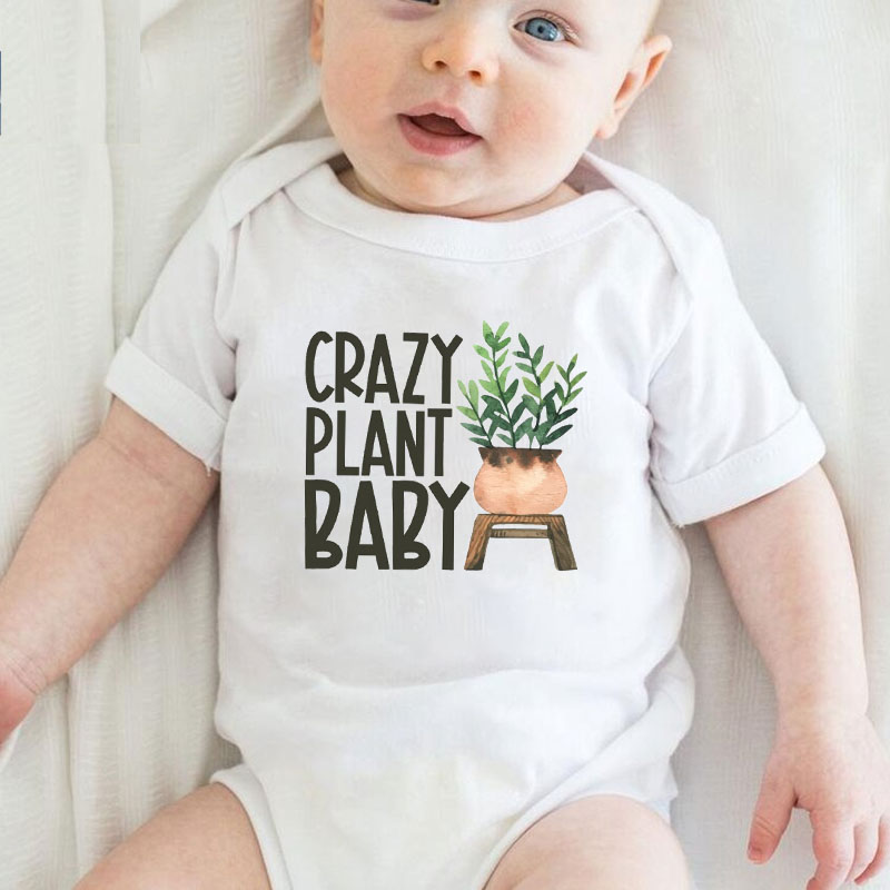 Crazy Plant Baby Natural Onesie And Kids Shirt