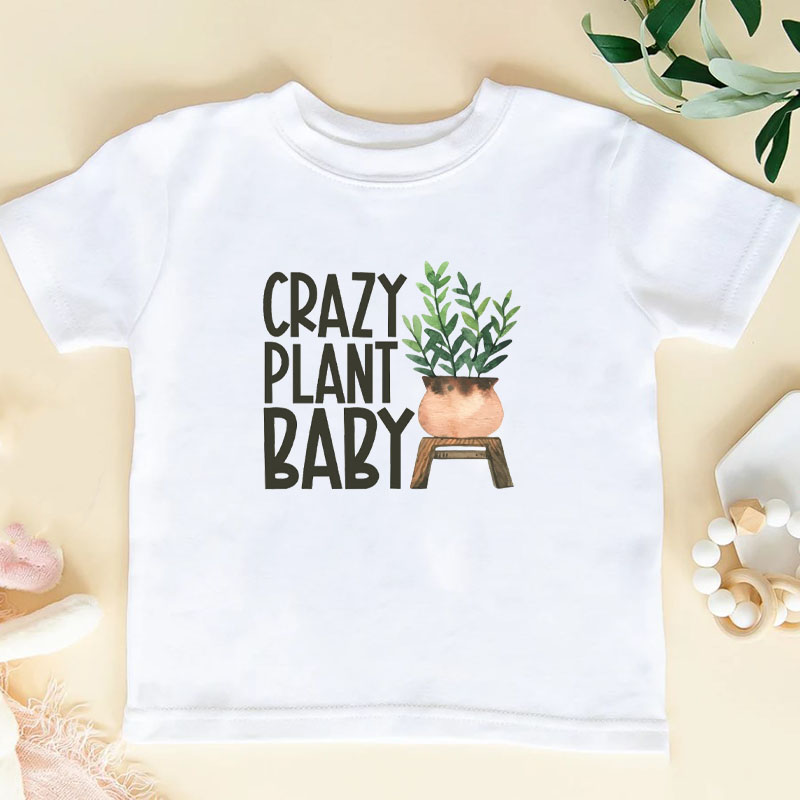 Crazy Plant Baby Natural Onesie And Kids Shirt