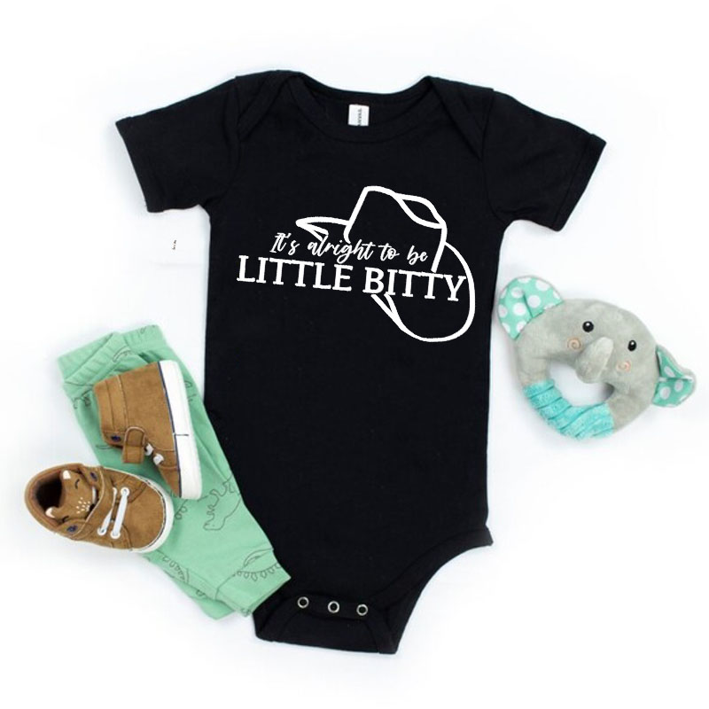 Its alright to be Little Bitty, Newborn unisex Onesie