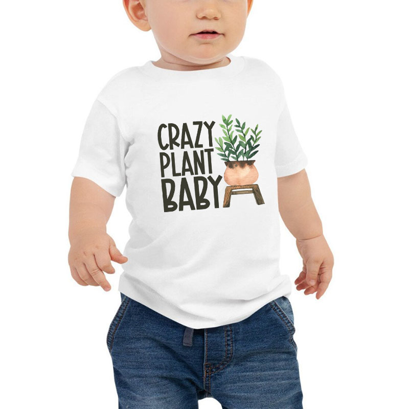 Crazy Plant Baby Natural Onesie And Kids Shirt