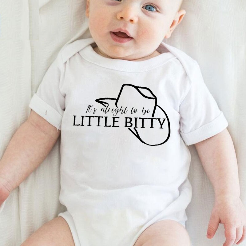 Its alright to be Little Bitty, Newborn unisex Onesie