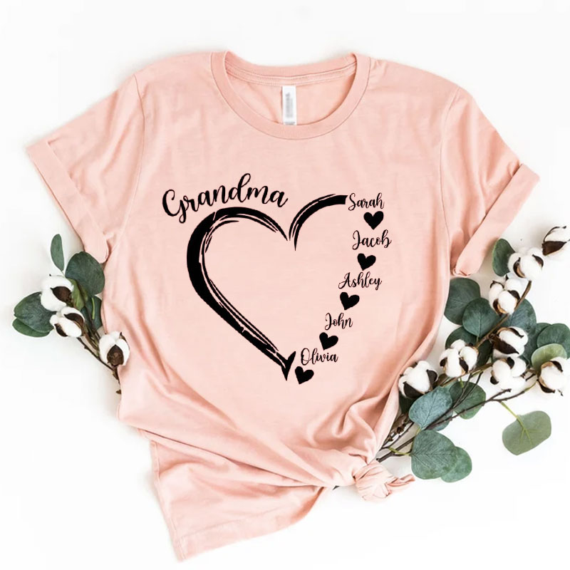 [Adult Tee]Custom Grandma Shirt Mommy Matching Shirt