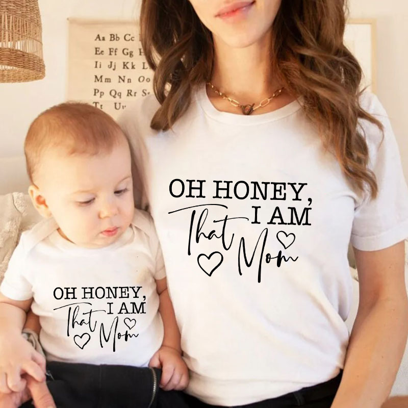 [Baby Bodysuit]Oh Honey I Am That Mother's Day Matching Bodysuit