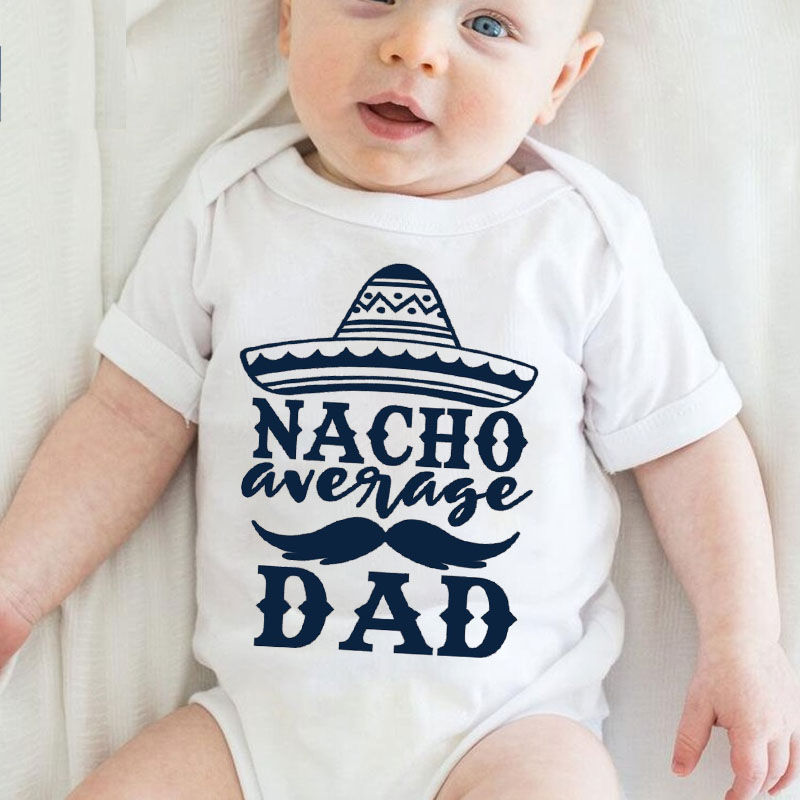 [Adult Tee]Father's day Nacho Average Dad Matching Shirt