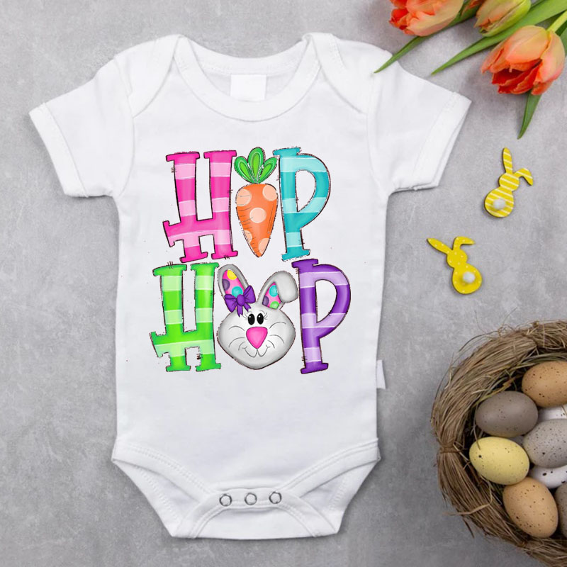 Personalised Easter Hip Hop Onesie, Kids Shirt