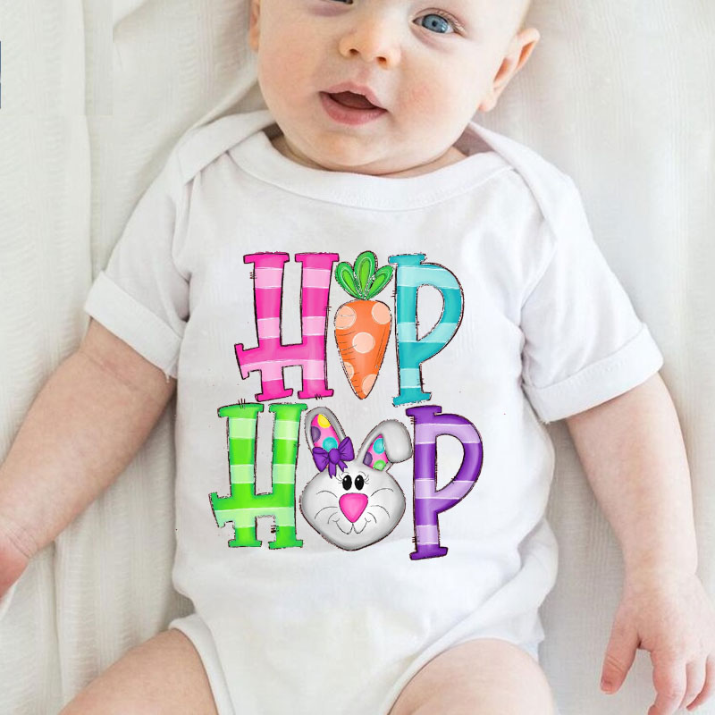 Personalised Easter Hip Hop Onesie, Kids Shirt