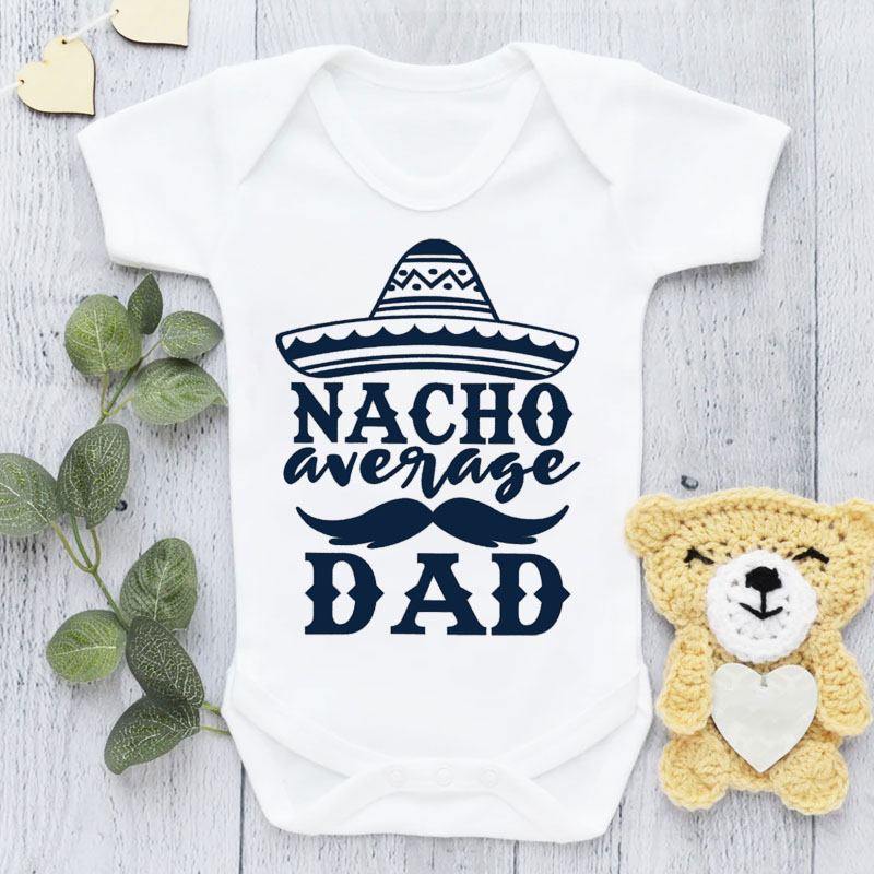 [Adult Tee]Father's day Nacho Average Dad Matching Shirt