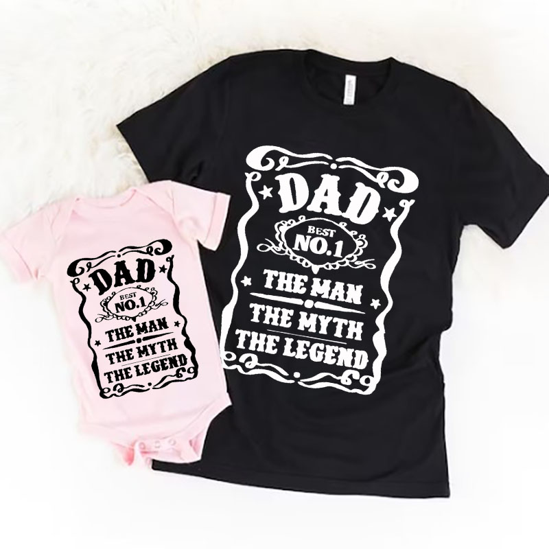 [Adult Tee]Father's day Best No.1 Dad Matching Shirt