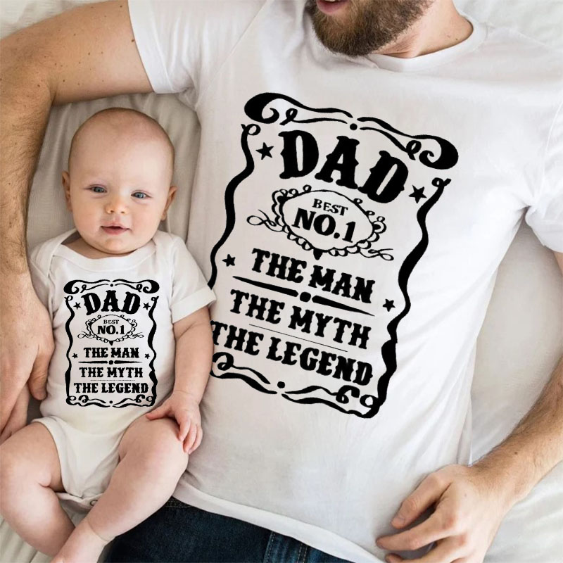 [Adult Tee]Father's day Best No.1 Dad Matching Shirt