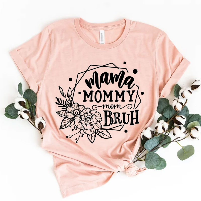 [Adult Tee]Happy Mother's Day Gifts Mommy Matching Shirt