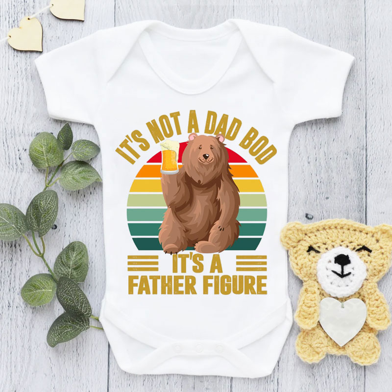 [Adult Tee]Father's day Bear Saying Dad Matching Shirt