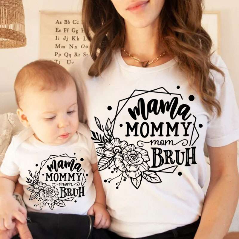 [Baby Bodysuit]Happy Mother's Day Mini Mommy Matching Bodysuit