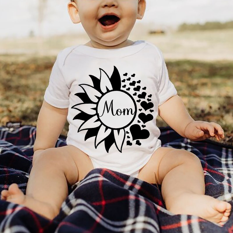 [Adult Tee]Happy Mother's Day Sunflower Mama Matching Shirt
