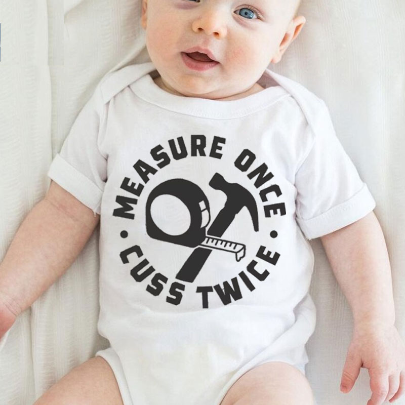 [Adult Tee]Measure Once Cuss Twice Father's day Matching Shirt
