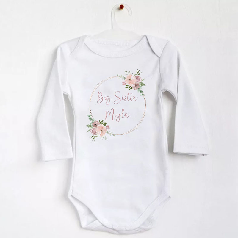 Personalised Dusky Pink Gold Ring Onesie And Kids Shirt