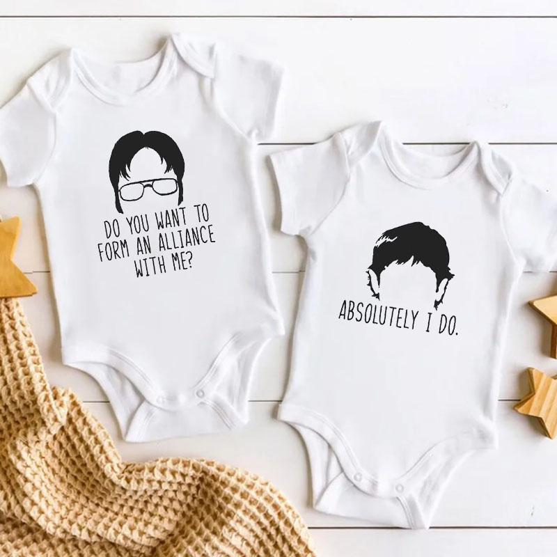 The Office TV Show Fan Twin Onesies Kids Twin Clothes