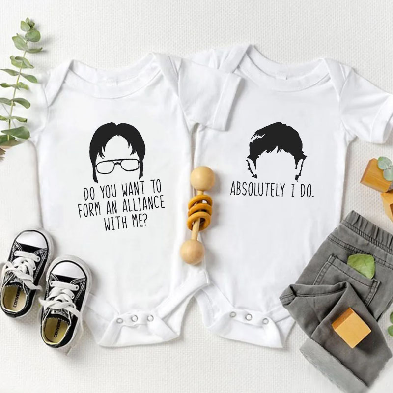 The Office TV Show Fan Twin Onesies Kids Twin Clothes