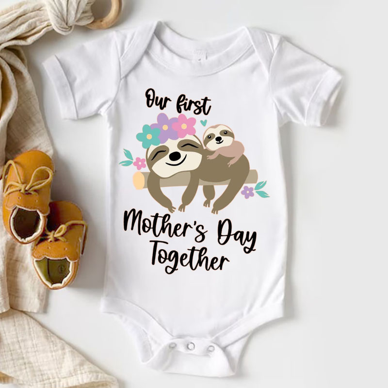 [Adult Tee]First Mother'day Koala Matching Shirt