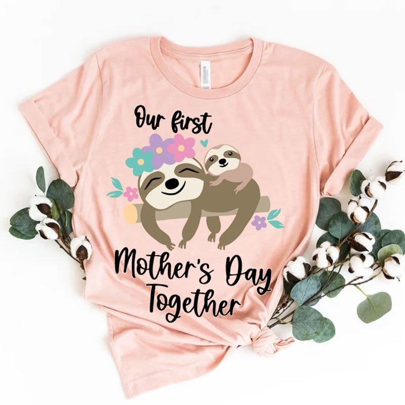 [Adult Tee]First Mother'day Koala Matching Shirt