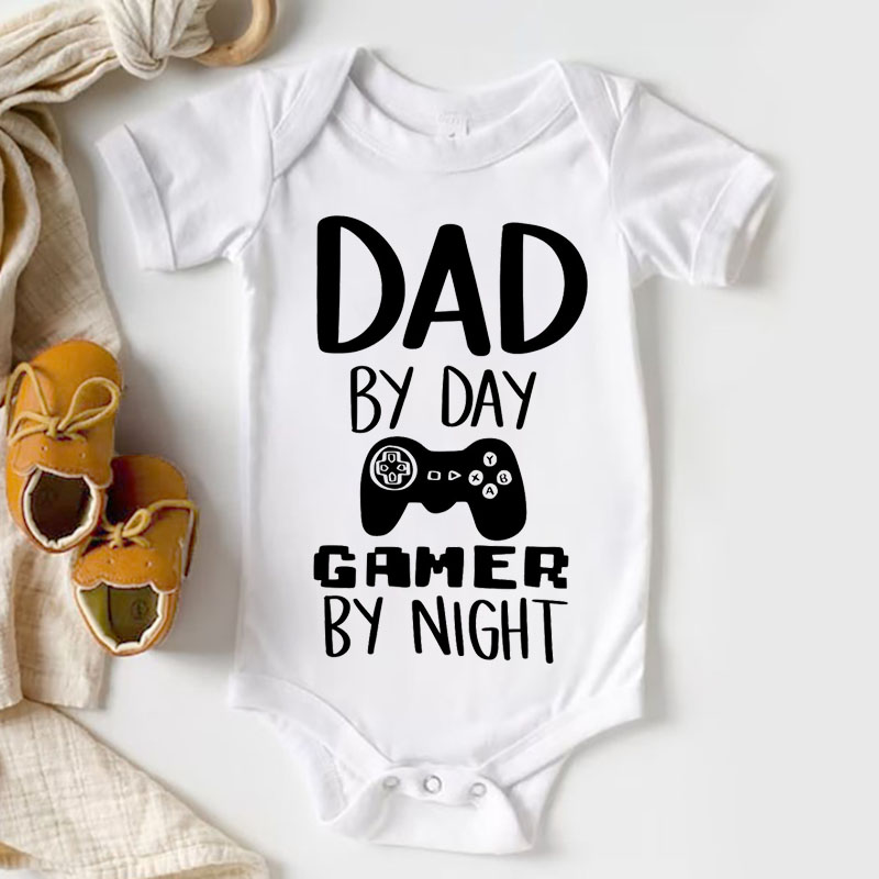 [Adult Tee]Dad By Day Gamer By Night Father's day Matching Shirt