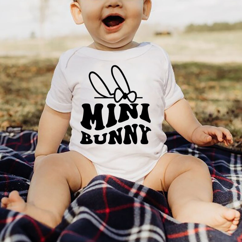 Happy Easter Mini Bunny Gender Neutral Bodysuit