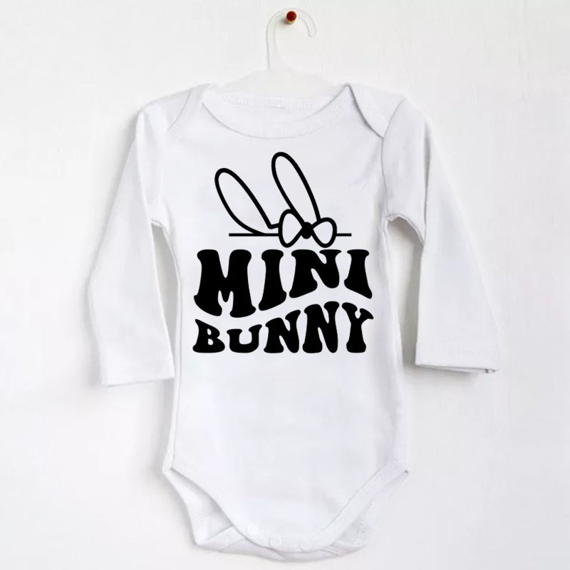 Happy Easter Mini Bunny Gender Neutral Bodysuit
