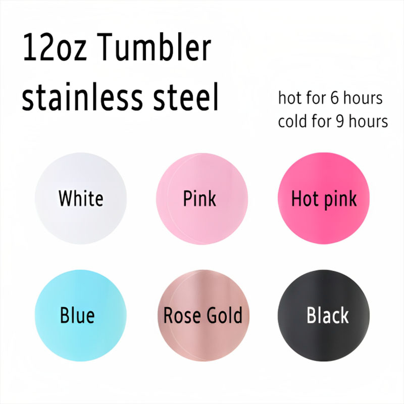 12oz Stainless Steel Tumbler Vacation Kids Cup