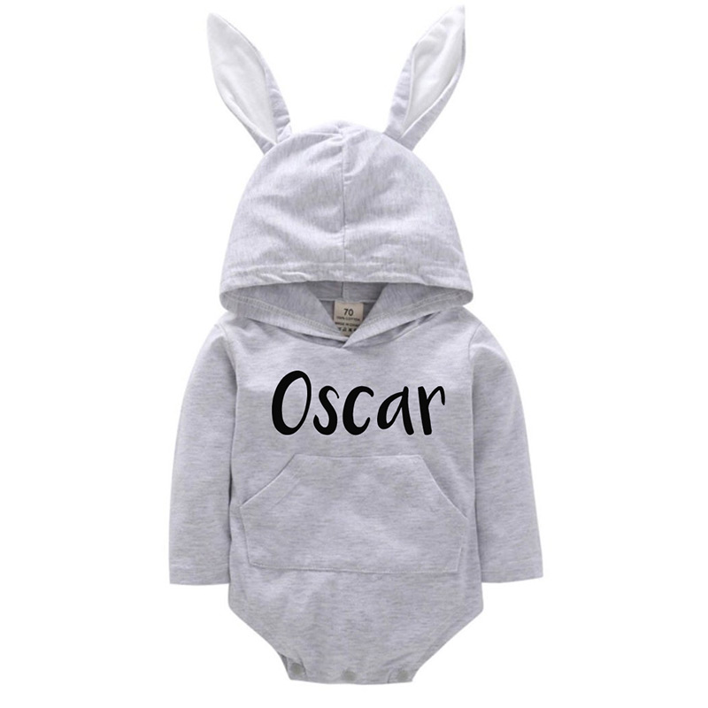 Personlize Bunny Ear Onsie Easter bodysuit