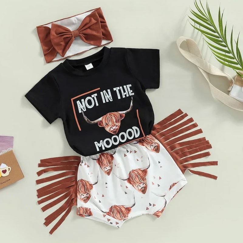 Baby girl Cowgirl Outfit Cowboy Baby Shower Clothes