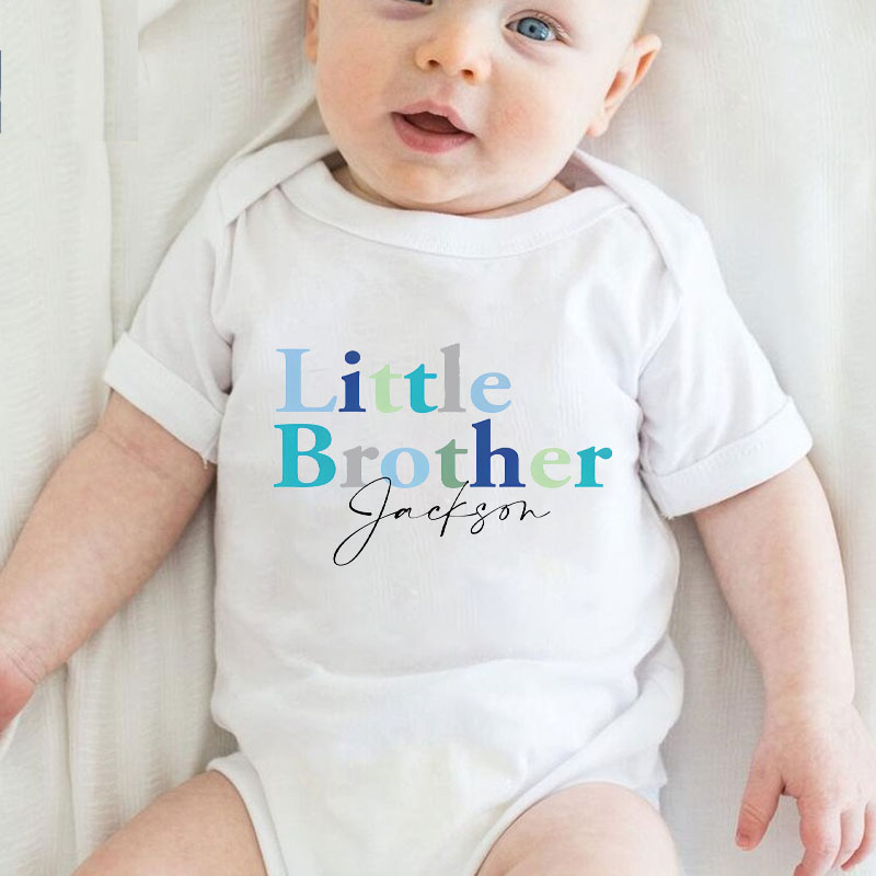 Big Brother And Little Brother Grow Up Baby Onesie&Kids Shirt