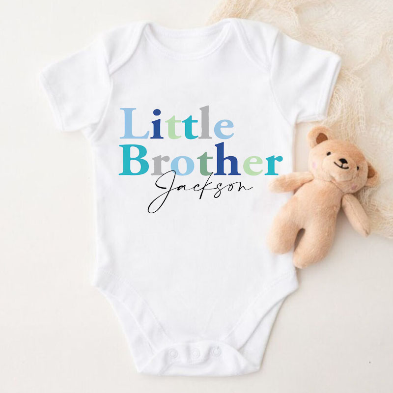 Big Brother And Little Brother Grow Up Baby Onesie&Kids Shirt