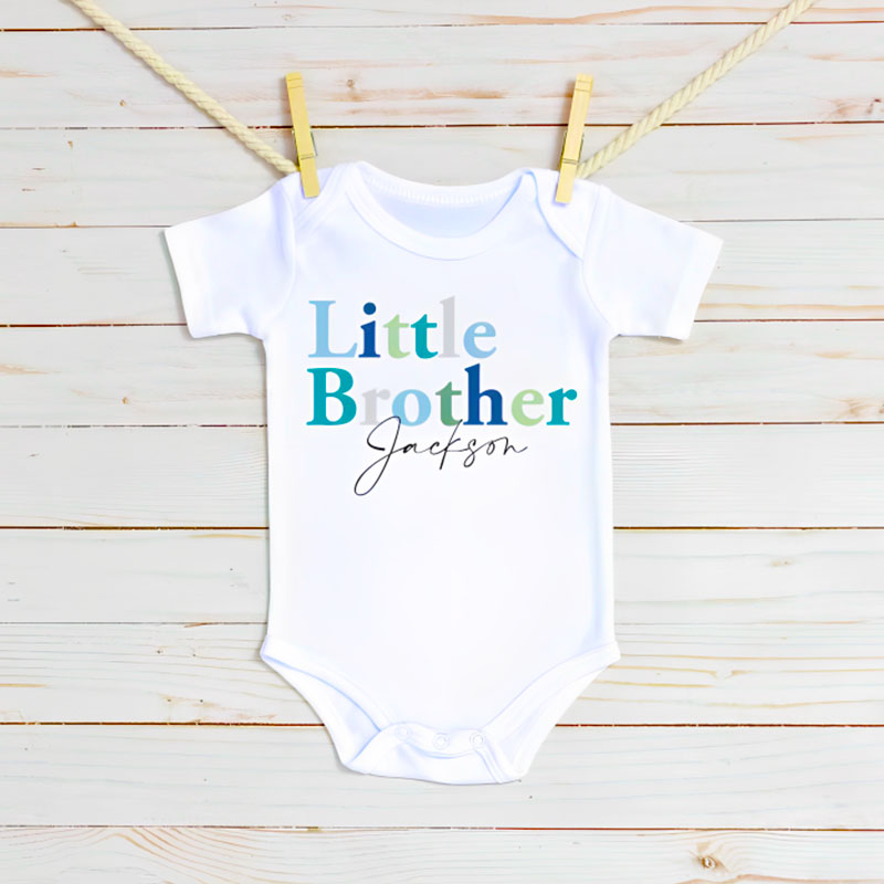 Big Brother And Little Brother Grow Up Baby Onesie&Kids Shirt