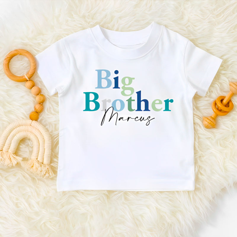 Big Brother And Little Brother Grow Up Baby Onesie&Kids Shirt