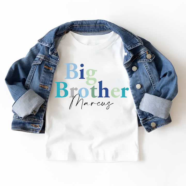 Big Brother And Little Brother Grow Up Baby Onesie&Kids Shirt
