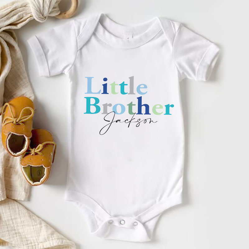 Big Brother And Little Brother Grow Up Baby Onesie&Kids Shirt