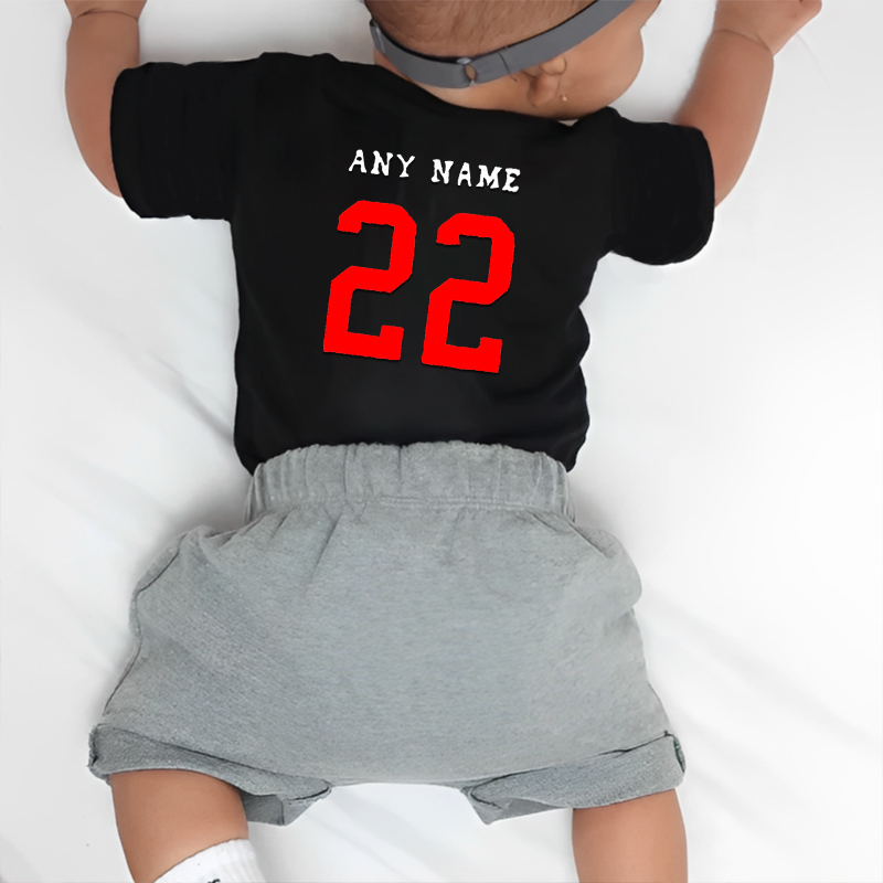 Custom Baby Baseball Jersey Bodysuit
